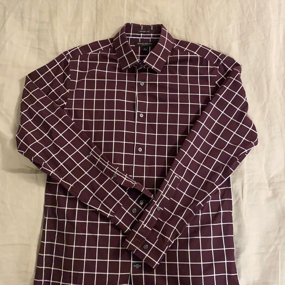 Banana Republic Dress Shirt (Grant Fit) - Medium
